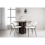 Olivia, Chico Rund matgrupp Vit, Mocka, 4st