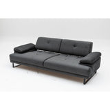 Quito (239 x 99 x 83 cm) 3-sits bäddsoffa Antracit
