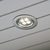 Infälld HP-LED Silver Taklampa Ute