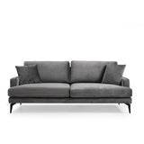 Tbilisi 3-sits (205 x 90 x 88 cm) 3-sitssoffa Grå