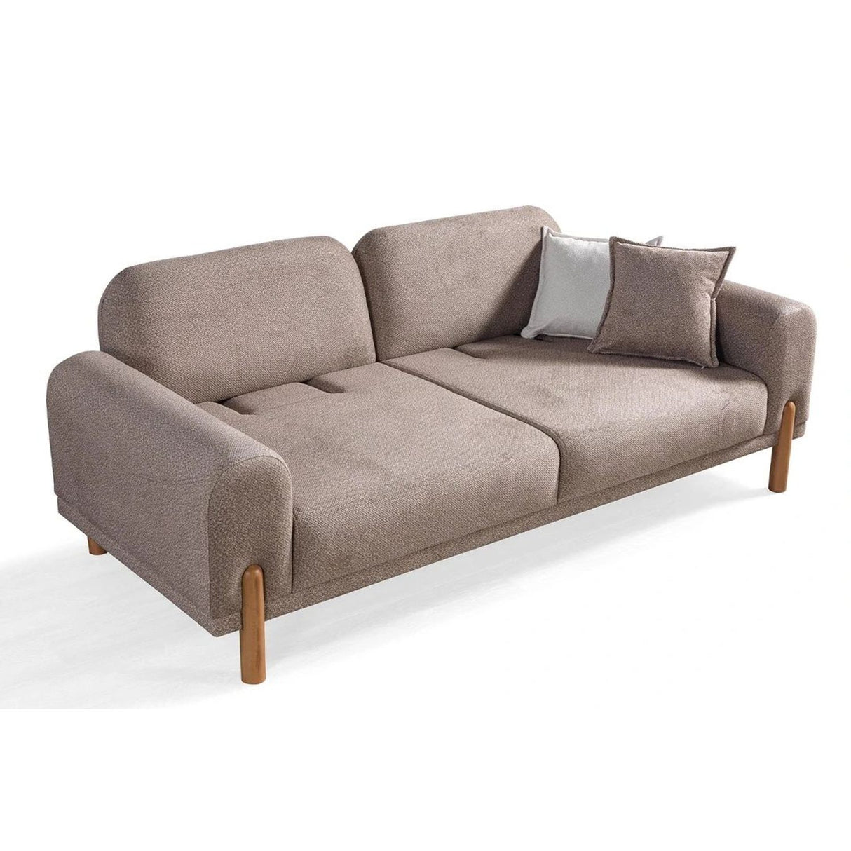 Biacko 3-sits bäddsoffa Brun