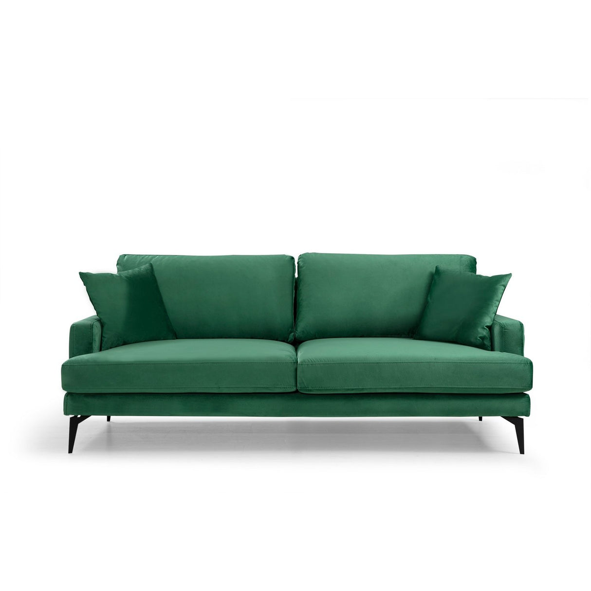 Tbilisi 3-sits (205 x 90 x 88 cm) 3-sitssoffa Grön
