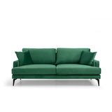 Tbilisi 3-sits (205 x 90 x 88 cm) 3-sitssoffa Grön