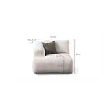 Elias 2-sits soffa Vit
