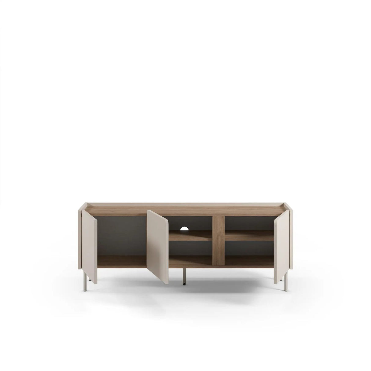 Lucile (140 x 53,9 x 35,5 cm) TV-bänk Sandsten Natur ek