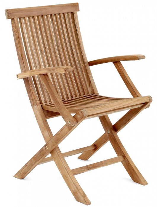 Turin Karmstol Teak