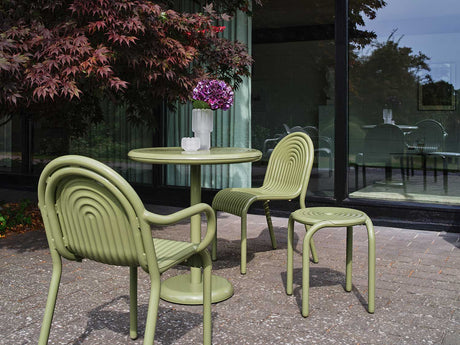 Groove Cafebord Rund 70cm Moss
