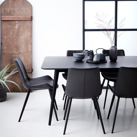 Hype Stol Vintage Light Brown Art.Leather, Black