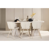 Narvik, Lilja Oval matgrupp Beige, Beige, 200 x 100