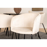 Dipp, Berit Rund matgrupp Beige, Svart, Svart, ⌀115