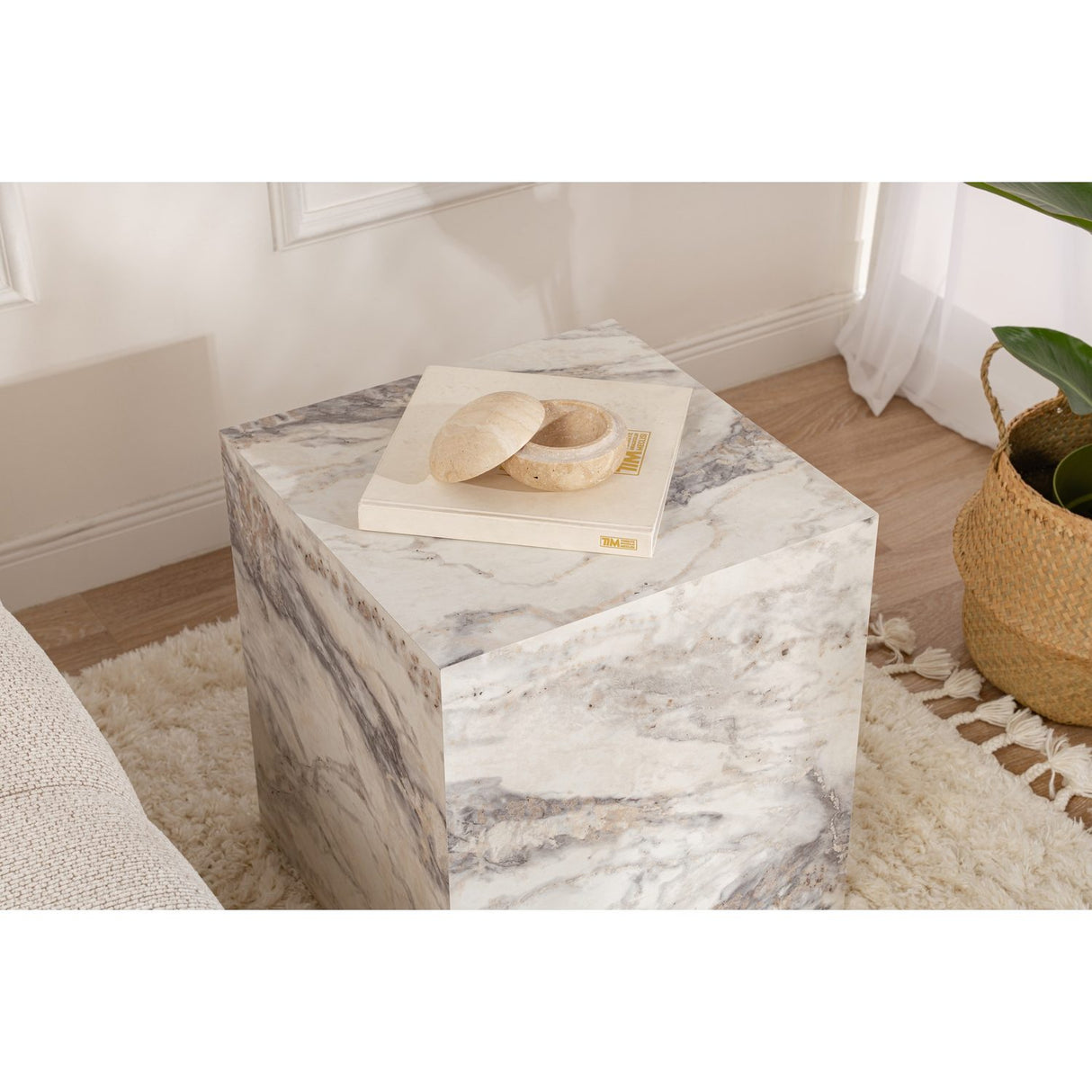 Sidobord serie 1 (45 x 50 x 45 cm) Sidobord Freesia Marble