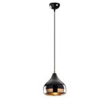 Vegas Single Ljuskrona Koppar / Svart