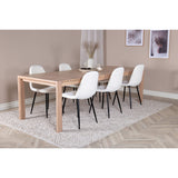 Slider, Polar Rektangulär matgrupp Svart, vit, Vitlaserad, 170 x 95