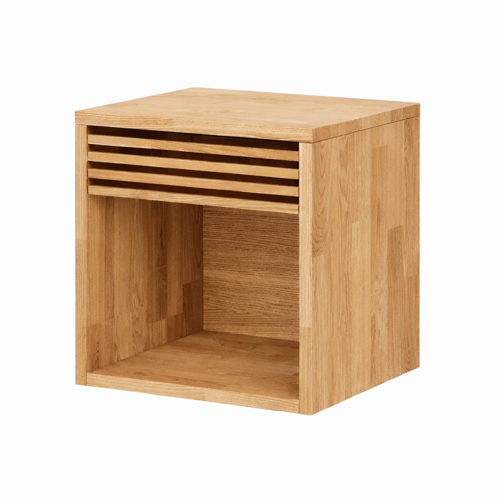 Broholm Nattduksbord 40x40 cm Oljad Ek