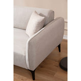 Belissimo (140-270 x 95 x 67 cm) Hörnsoffa Offwhite, Vänster