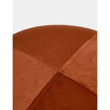Addis Abeba (40 x 43 x 40 cm) Orange / Natur Puff