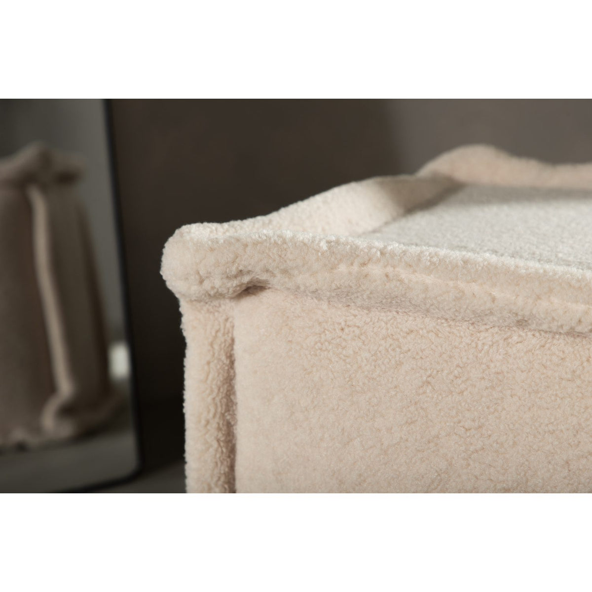 Castine Sittpuff Vit, Fleece