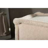 Castine Sittpuff Vit, Fleece