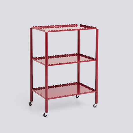 Arcs hög 44 × 63 × 87,5 cm Serveringsvagn Auburn red