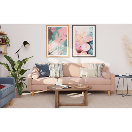 Kingston Extra (220 x 84 x 87 cm) 3-sitssoffa Lax valnöt