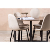Durango, Polar Rund matgrupp Beige, Svart, Svart, valnöt, ⌀120