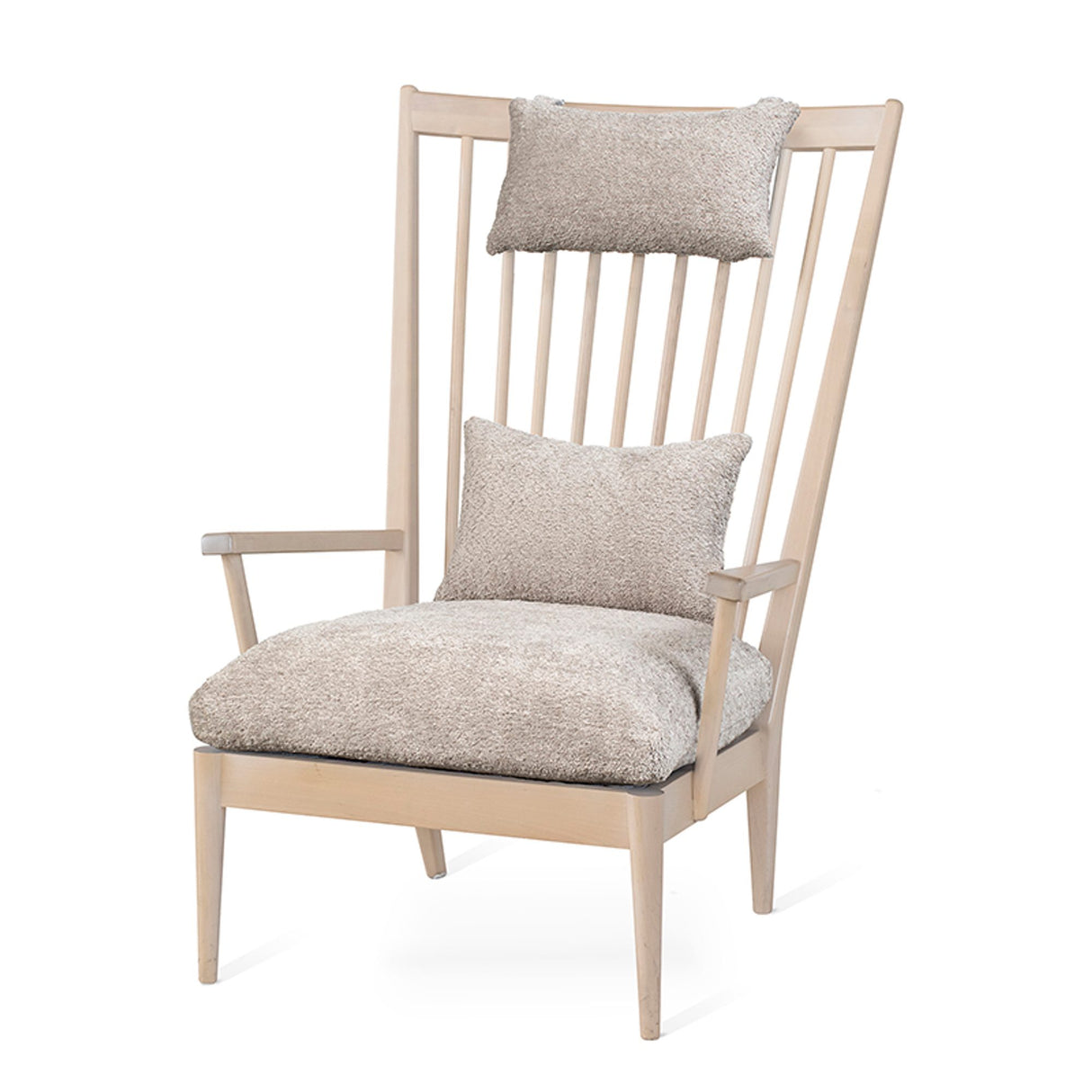 Orust Pinnafåtölj Vitpigmenterad björk, Beige dyna