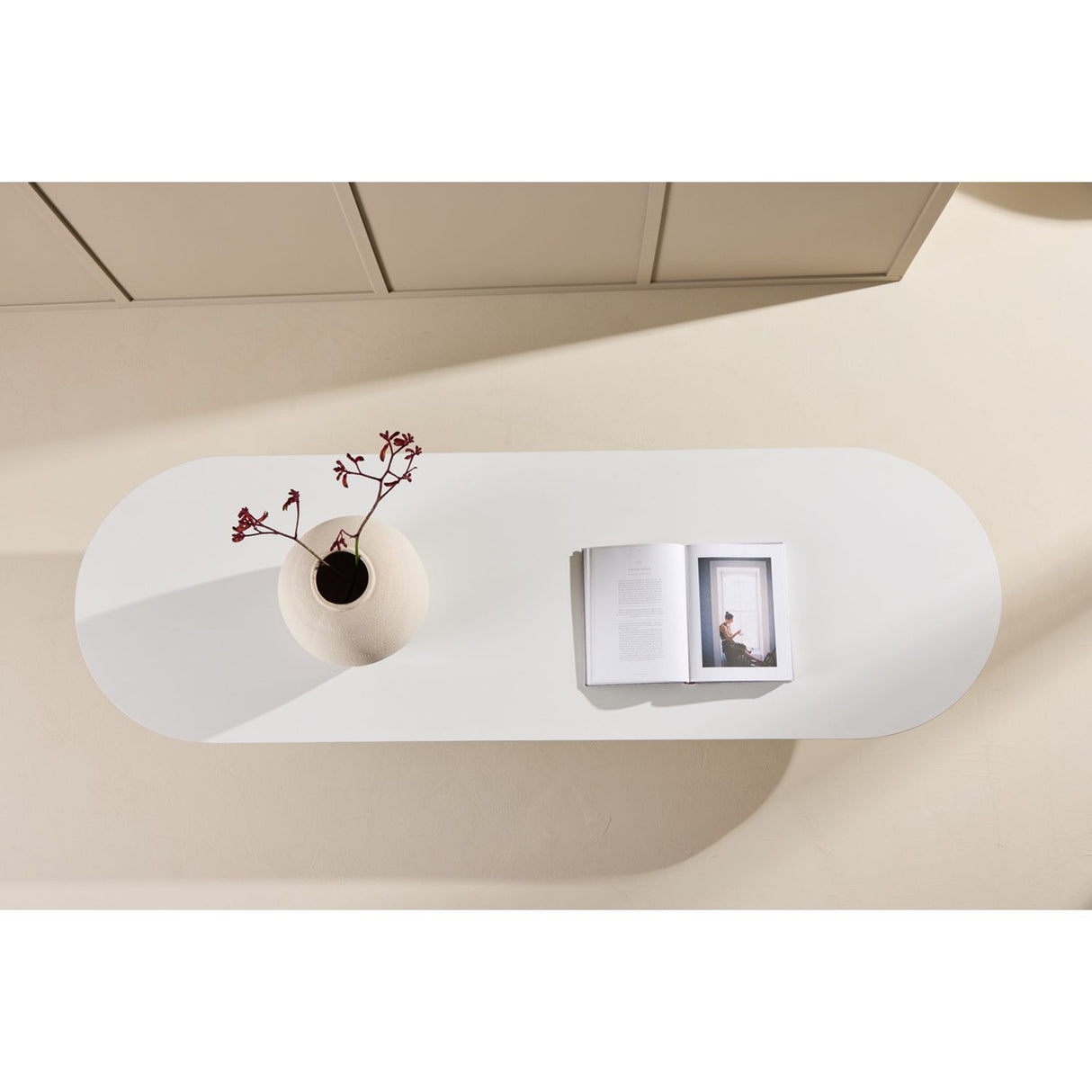 Narvik Soffbord Beige, 190 x 60