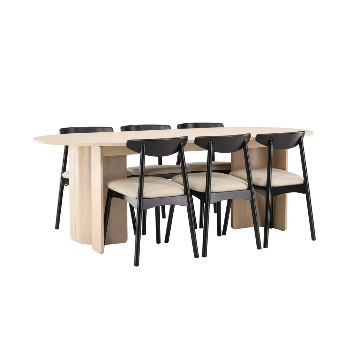 Tyresö, Ven Rektangulär matgrupp Beige