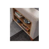 Porto (230 x 90 x 150 cm) Hörnsoffa-bäddsoffa Creme, Vänster