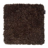 Curly Kvadrat Sittplätt Brown