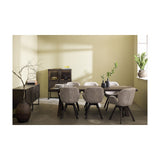 Zion Sideboard Oljad Brun Ekfaner