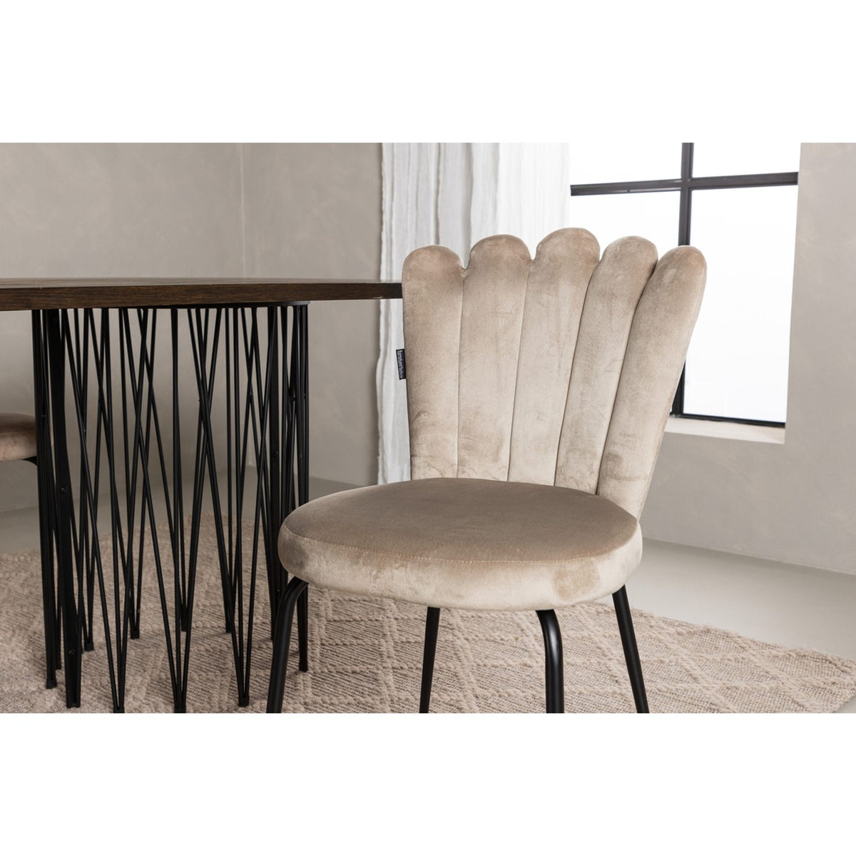 Stone, Limhamn Oval matgrupp Beige, Mocka, 4st