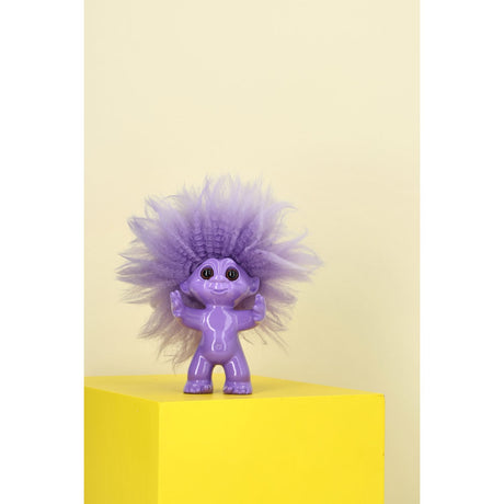Lyckotroll Lila, 9 cm