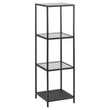 Seaford Bokhylla 119x35x37 cm Glas