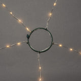 Slinga Amber LED Silverfärgad kabel Julgransbelysning 180 cm