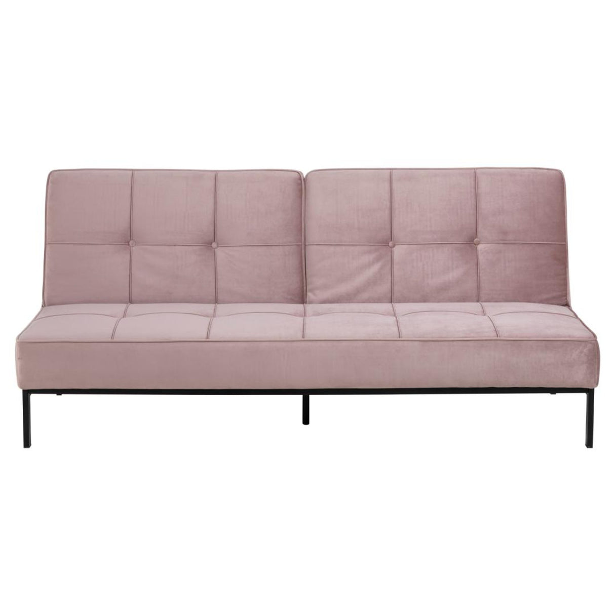 Perugia Bäddsoffa 87x198x95 cm Vic tyg Puderrosa