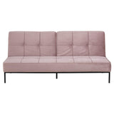Perugia Bäddsoffa 87x198x95 cm Vic tyg Puderrosa