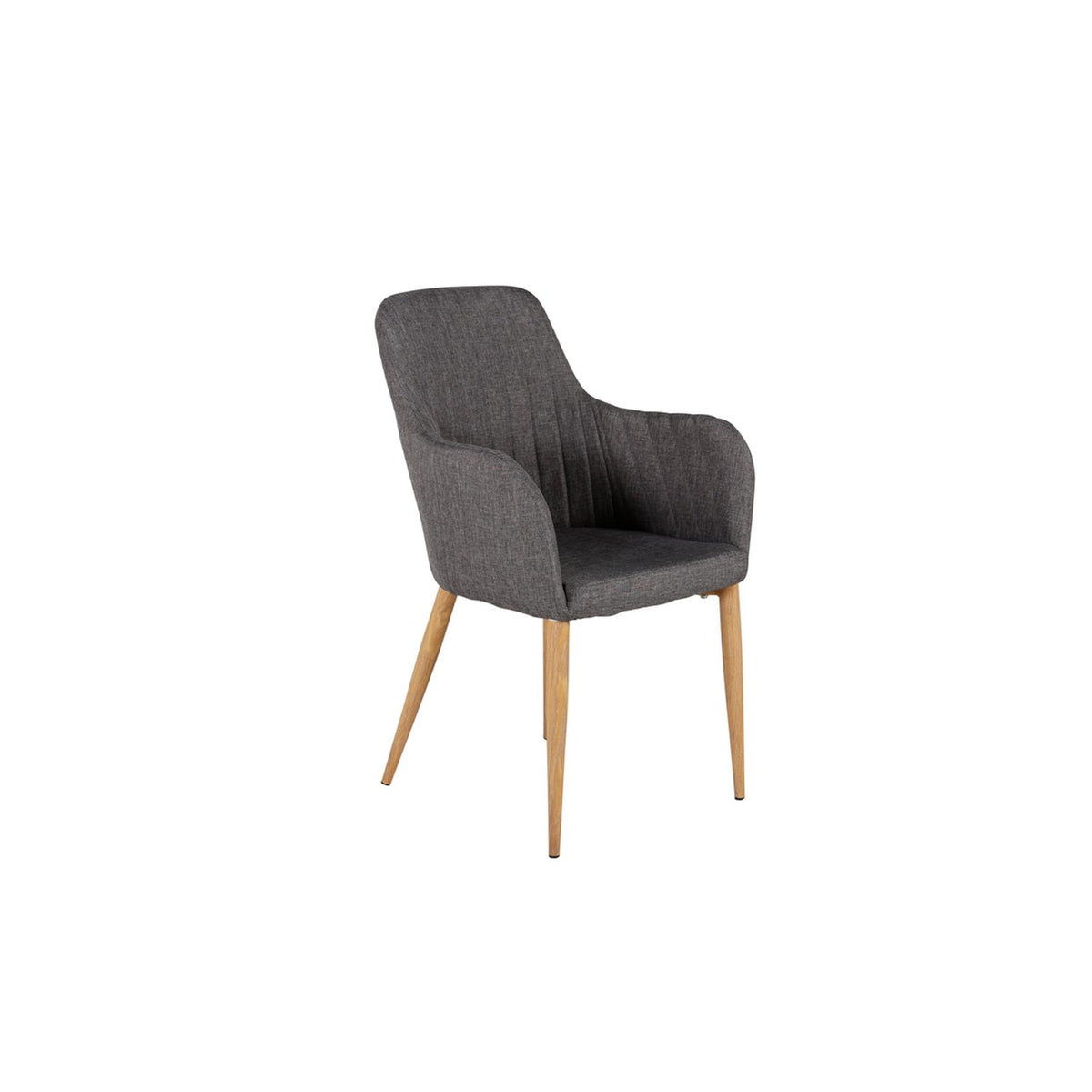 Comfort Matstol Mörkgrå, Polyester