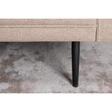 Boom 3-sitssoffa Brun, Polyester