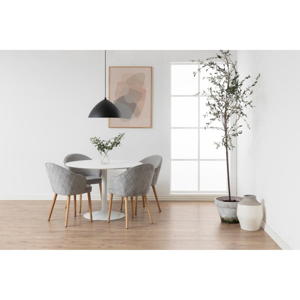 Soleil Matbord Vitmålad