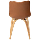 Glee Stol Vintage Light Brown Art.Leather, Oak