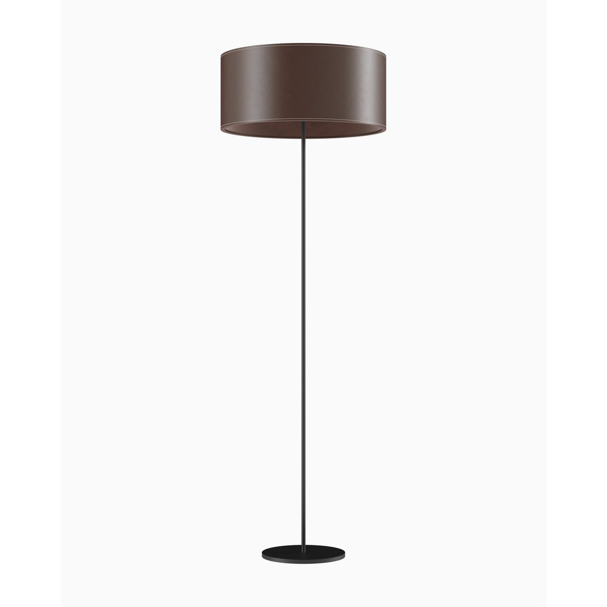 Cylinder 50 cm Golvlampa Chocolate