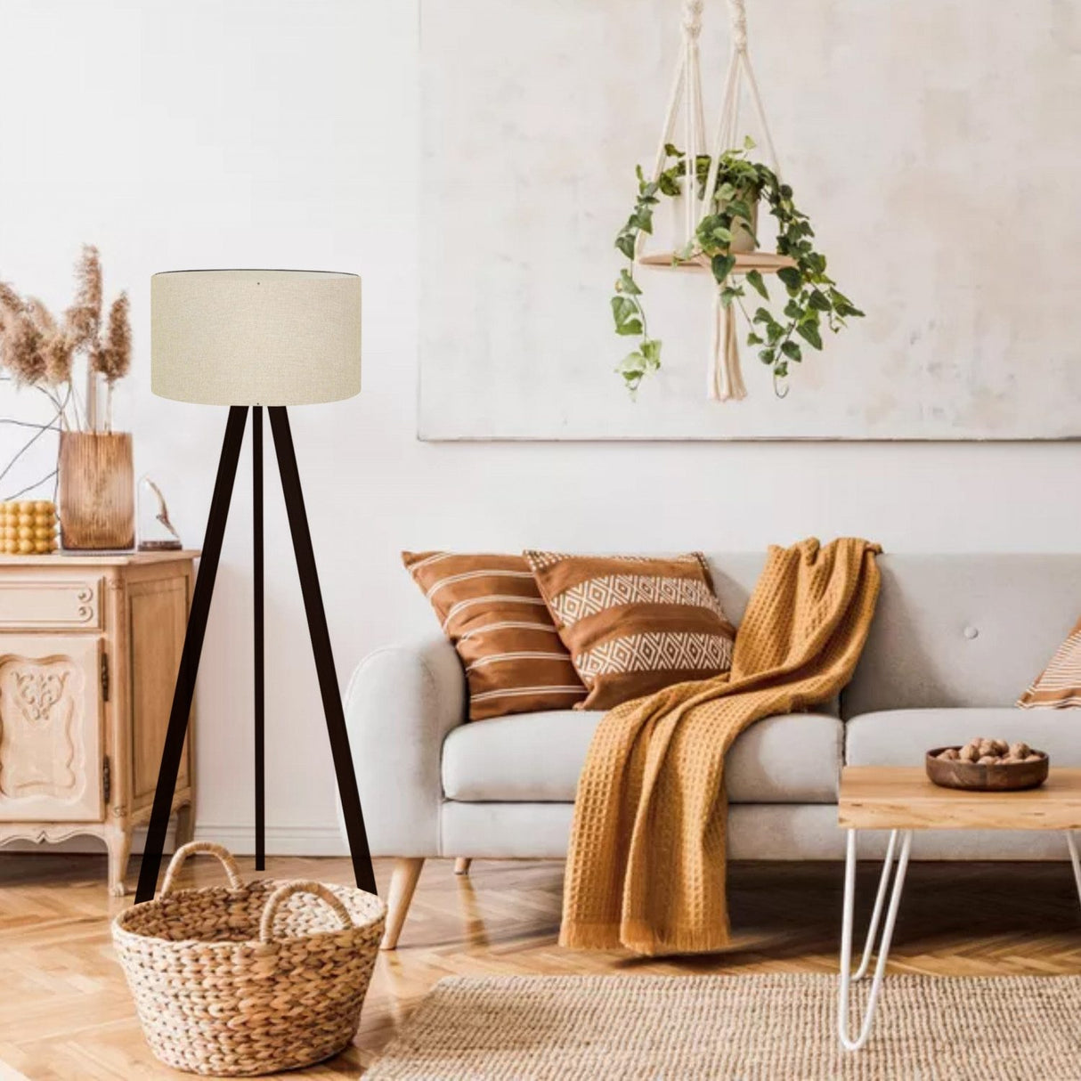 Echon (21 x 38 cm) Beige Golvlampa