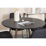 Plaza, Muce Rund matgrupp Svart, Svart, 4st