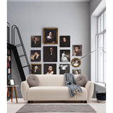 Bergen (223 x 83 x 86 cm) Creme 3-sitssoffa