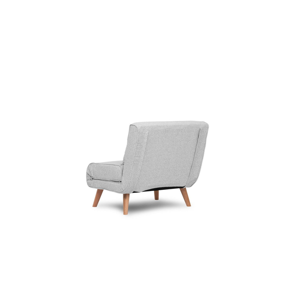 Ohrid enkel (80 x 79 x 80 cm) Grå 1-sits bäddsoffa