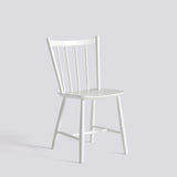 J41 Stol White – bokfaner med vattenbaserad lack, White – massiv bok med vattenbaserad lack