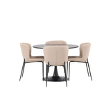 Glade, Modesto Rund matgrupp Svart,Brun, Svart, ⌀100