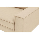 Tucson Extra (238 x 89 x 87 cm) 3-sitssoffa Sand valnöt