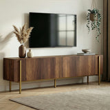 Carlito TV-bänk Walnut Gold